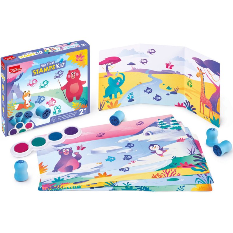 Maped CREATIV my first stamp set animal motifs, 11 pieces, from 2 years