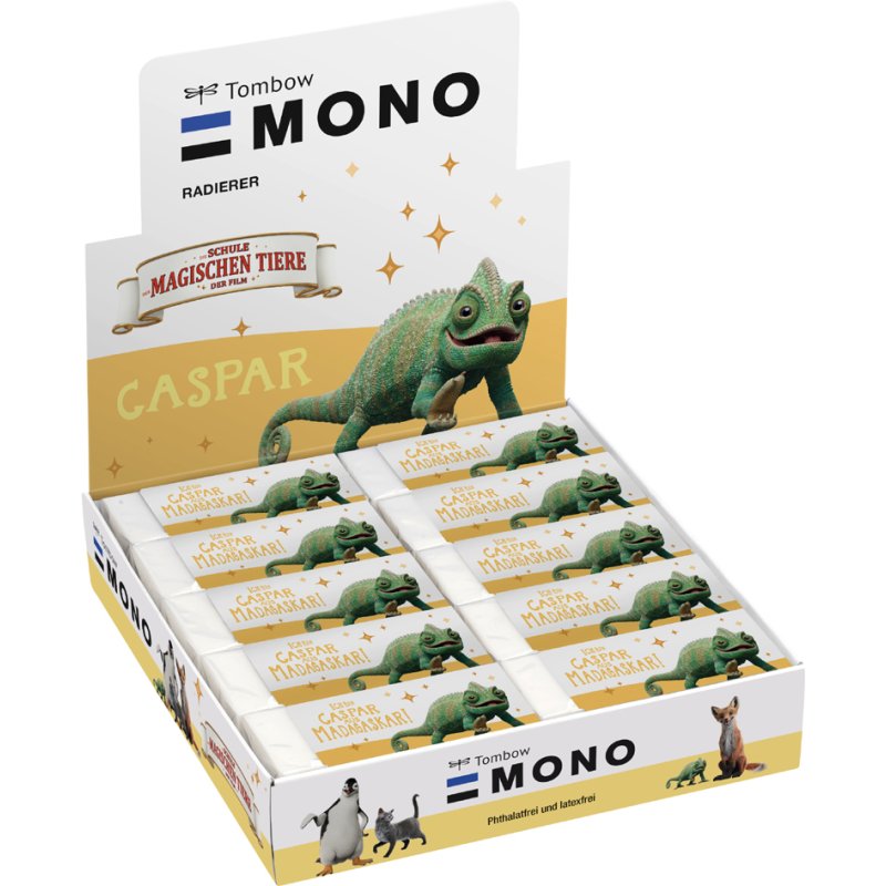 TOMBOW kunststof gum MONO Katze, limited edition, 20 stuks display