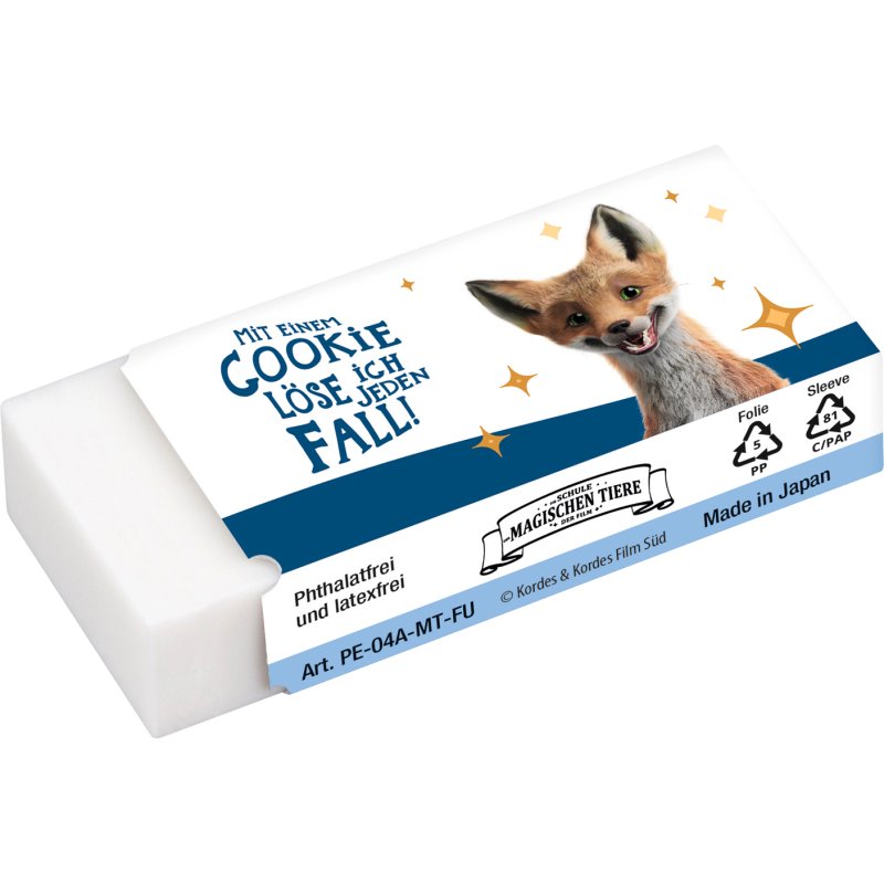 TOMBOW gum MONO Katze, kunststof PVC, 55×23×11 mm