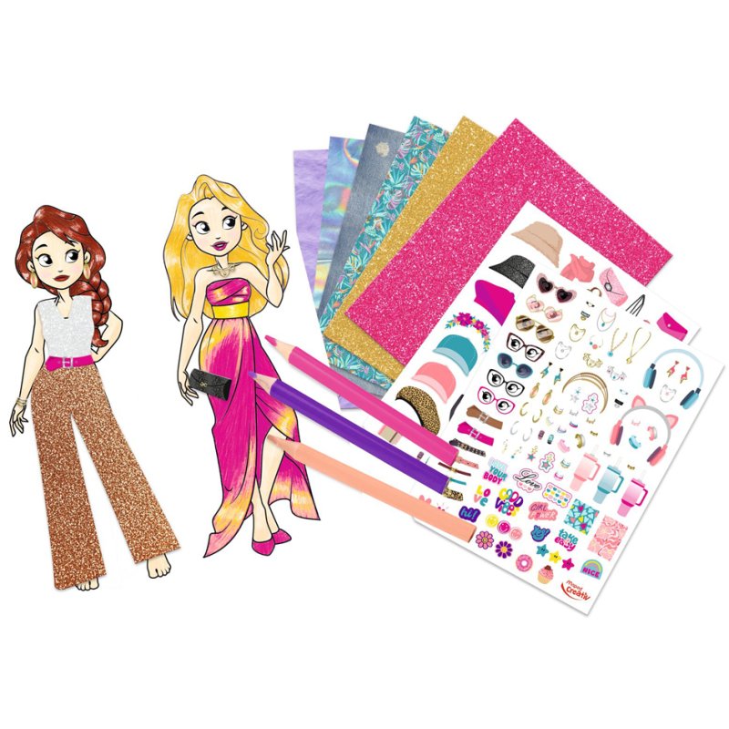 Maped LED light board AVATAR FASHION BFF, pink, battery operated, accessories included
