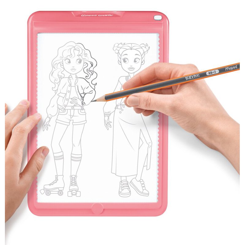 Maped LED light board AVATAR FASHION BFF, pink, battery operated, accessories included