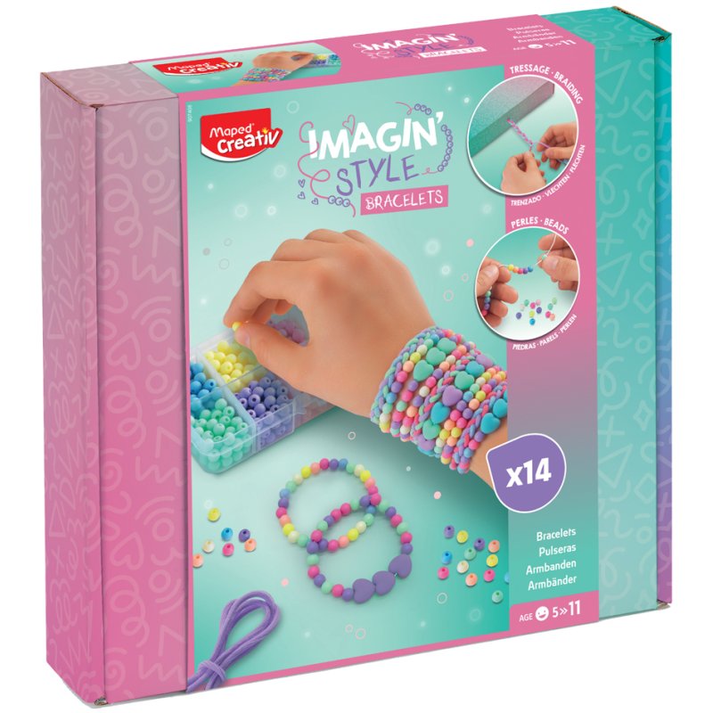 Maped CREATIV bracelet set BUBBLE, 14 bracelets, from 5 years