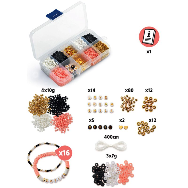 Maped CREATIV bracelet set GLAM, 16 bracelets, from 7 years