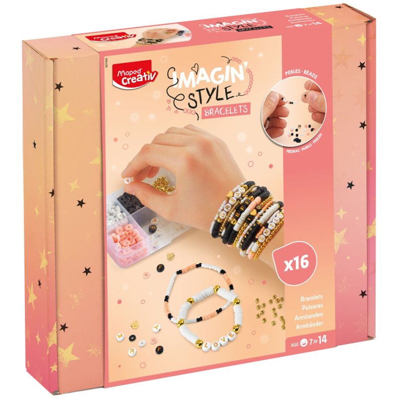 Maped CREATIV bracelet set GLAM, 16 bracelets, from 7 years