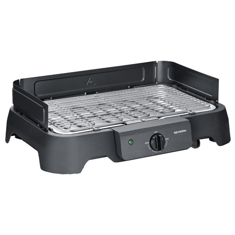 SEVERIN table grill PG 8593, 2000 Watt, 380×220 mm, black