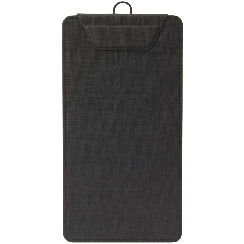 sigel menu card clipboard, DIN long, anthracite, 20 sheet capacity