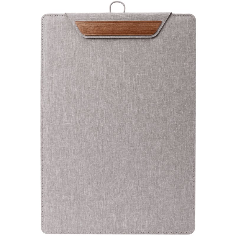 Sigel porte-menu pince-clipboard, A4, gris clair/marron, RPET recyclé