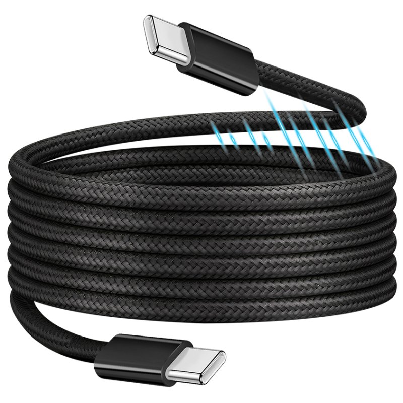 LogiLink câble de données et recharge magnétique, USB-C, noir, 1,5 m