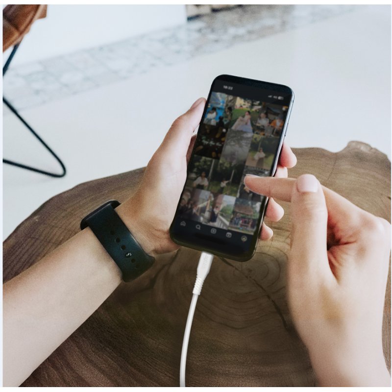 LogiLink Câble USB 2.0 USB-C vers USB-C, 0,3 m, blanc