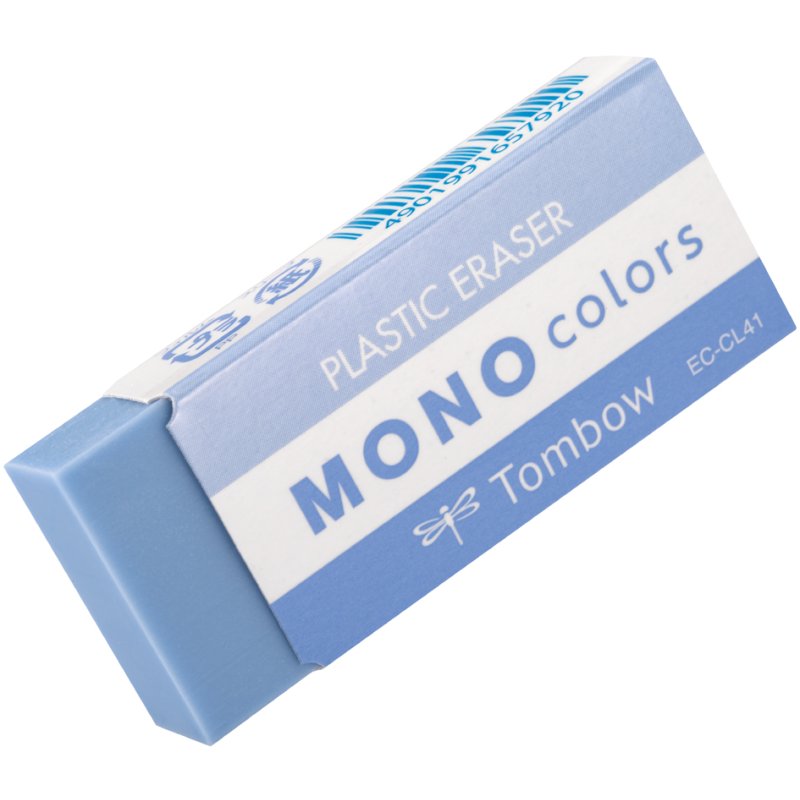 TOMBOW gum MONO colors, turkooisblauw, PVC phtalaatvrij, 55×23×11 mm