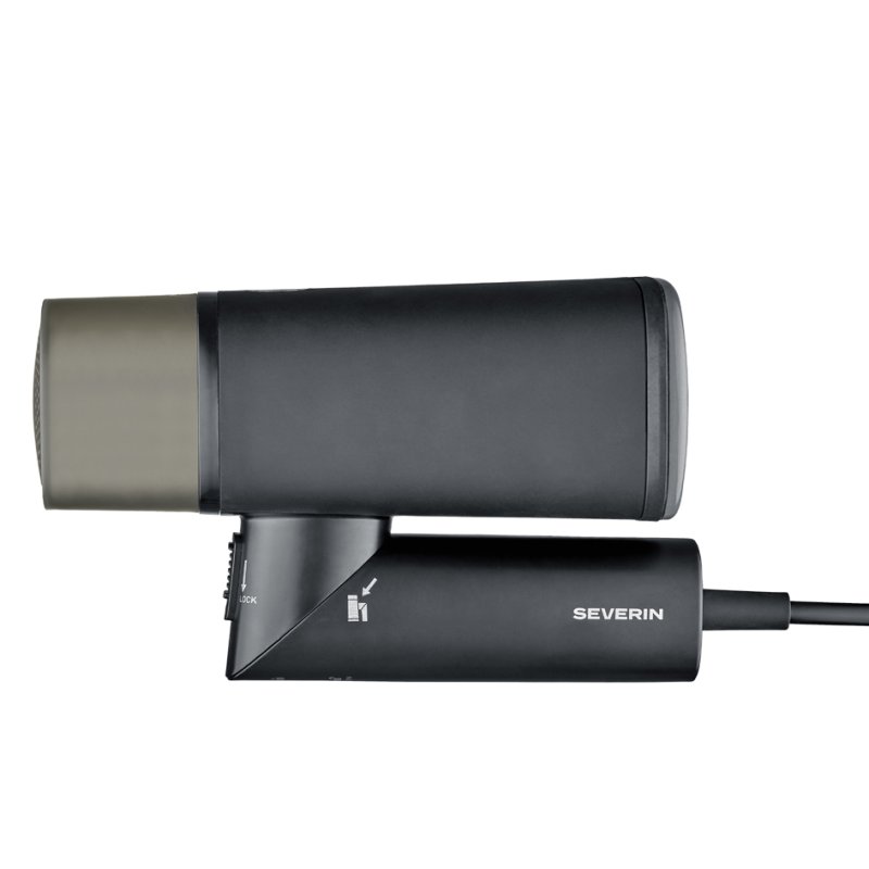 SEVERIN stoomstrijker DG 3282, inklapbaar, zwart mat, 1400 Watt