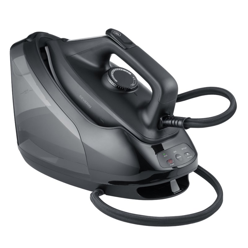 SEVERIN steam ironing station BA 3192, 2400 watts, matt black, 1.8 l water tank