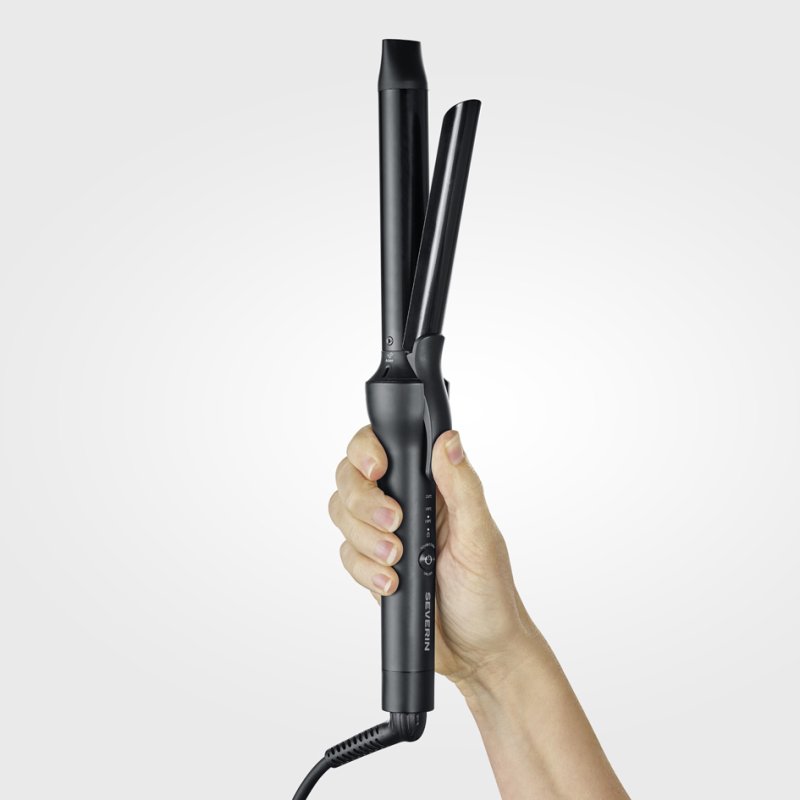 SEVERIN curling iron LS 822, ceramic coating, ion technology, matt black