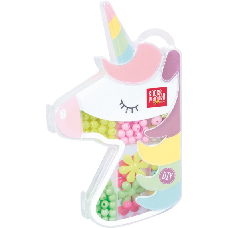 KNORR prandell mélange de perles Magic Unicorn, boîte en plastique, 39 g