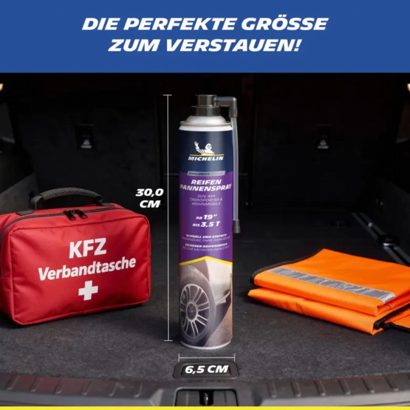 MICHELIN bandenreparatiespray, 750 ml, vanaf 19 inch