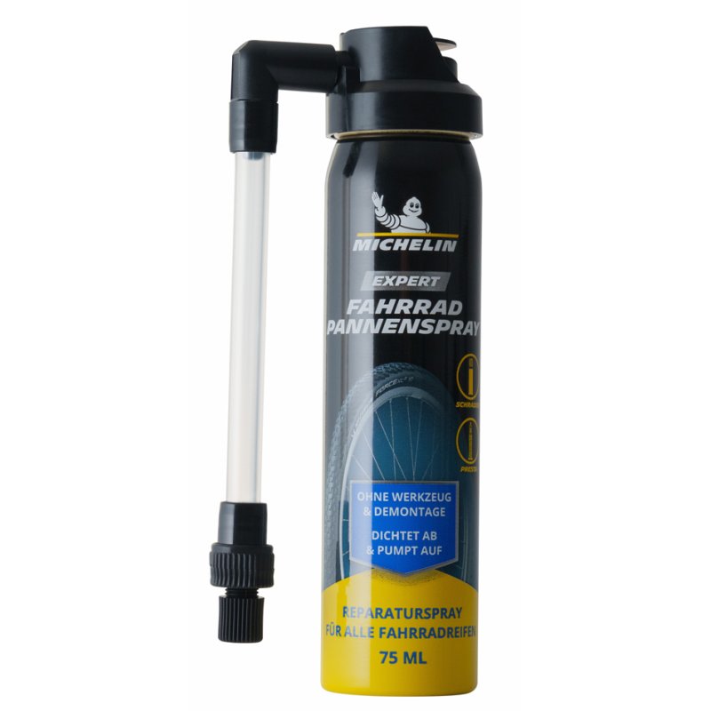 MICHELIN spray pour pneus Expert, réparation chambre à air, 75 ml