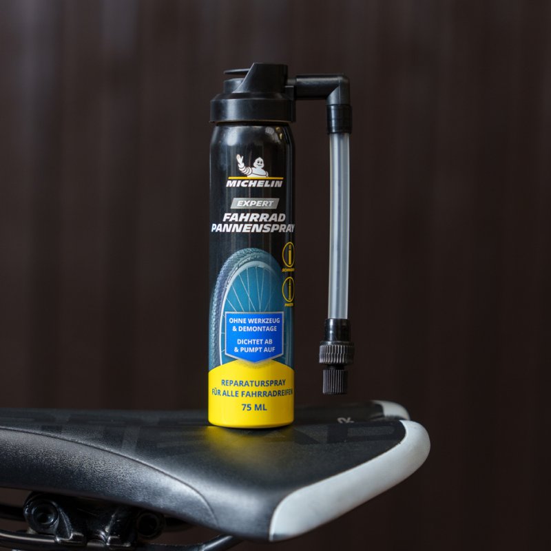 MICHELIN spray pour pneus Expert, réparation chambre à air, 75 ml