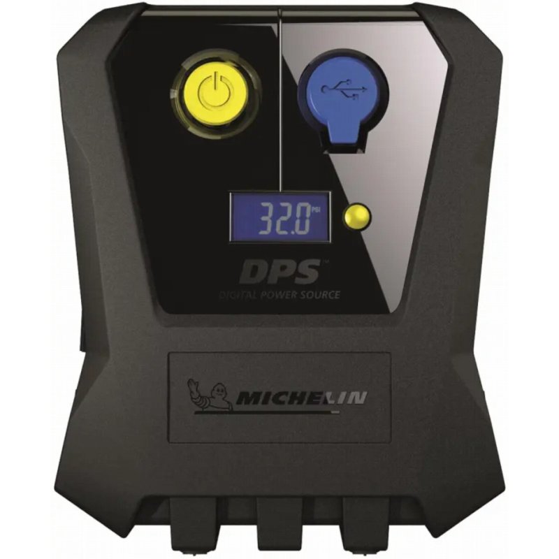 MICHELIN 12V Micro K compressor, zwart, LCD-drukanzeige, USB-aansluiting
