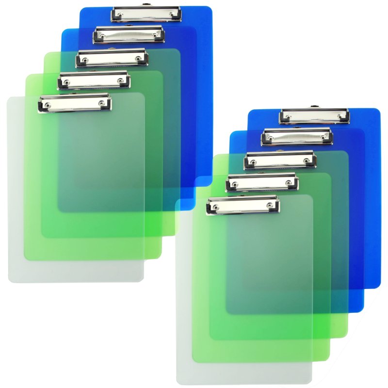 RAPESCO presse-papiers, DIN A4, 10 pièces, couleurs assorties