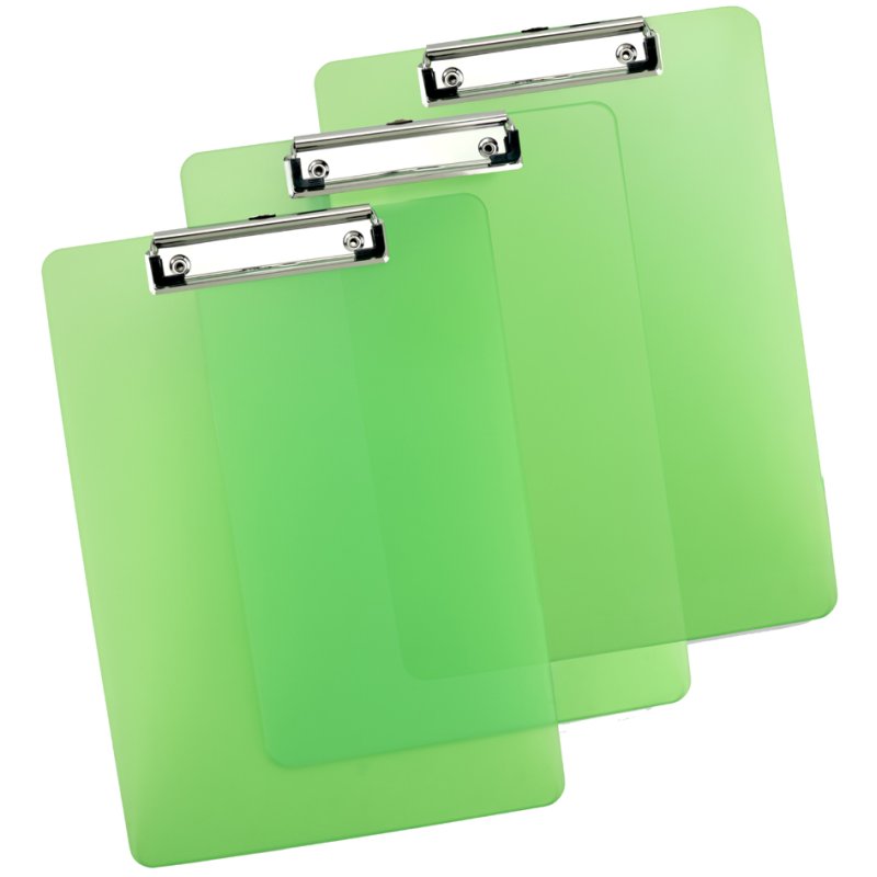 RAPESCO presse-papiers A4, vert transparent, PP