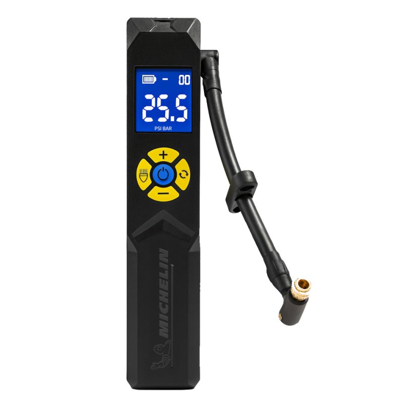 MICHELIN accu-minicompressor met manometer, 10,3 bar, Li-ion 7,4V