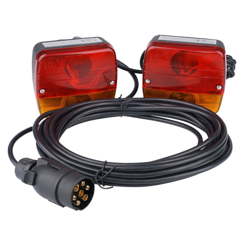 IWH trailer lighting set, magnetic mounting, 12V, 6 functions