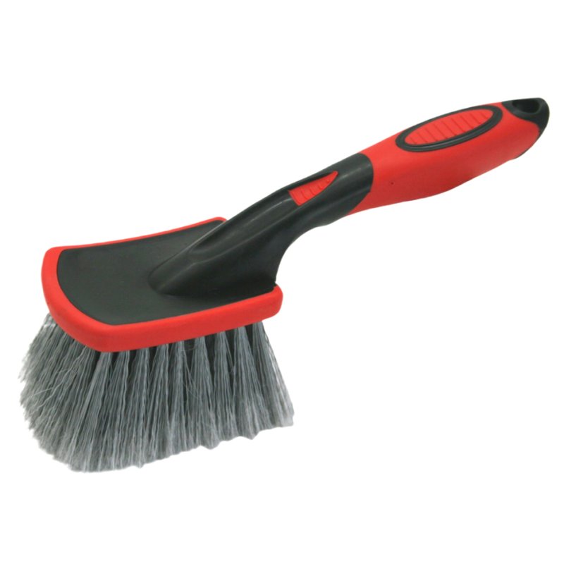 IWH multifunctional cleaning brush, red/black, PP/TPR material, ergonomic grip