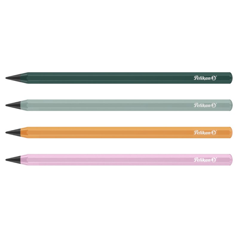 Pelikan crayon permanent Endless, aluminium, dureté HB, recharge incluse, Pink Powder