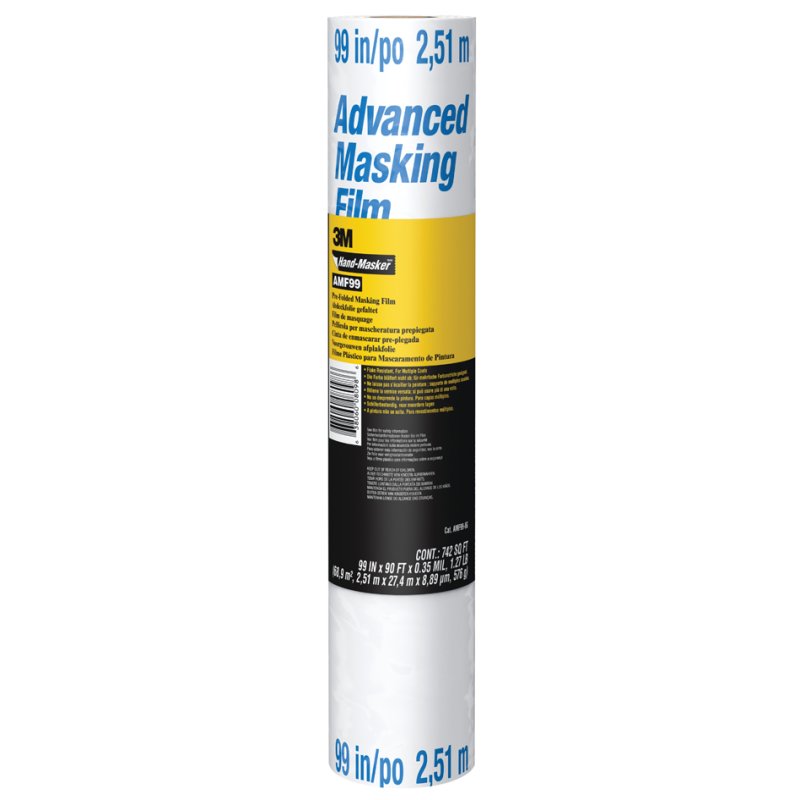 3M afdekkfolie Hand-Masker Abdec, transparant, 1,21 m × 54,8 m