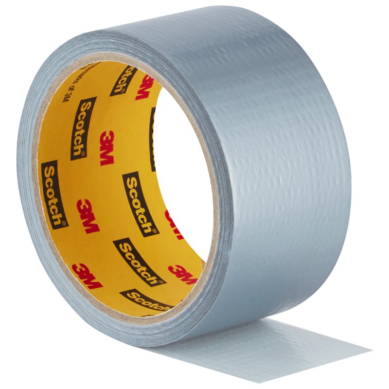 Scotch ruban adhésif tissu universel 2904, 48 mm × 10 m, argent
