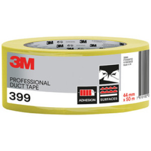3M betonweefselband 399, 44 mm × 50 m, geel