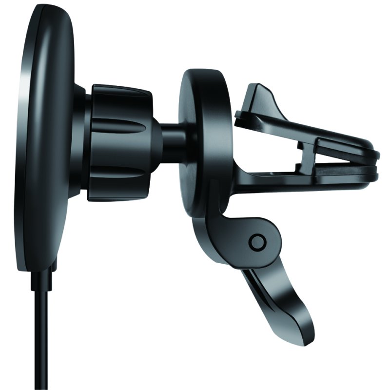 LogiLink support téléphone magnétique pour voiture, noir, plastique, rotation 360 degrés