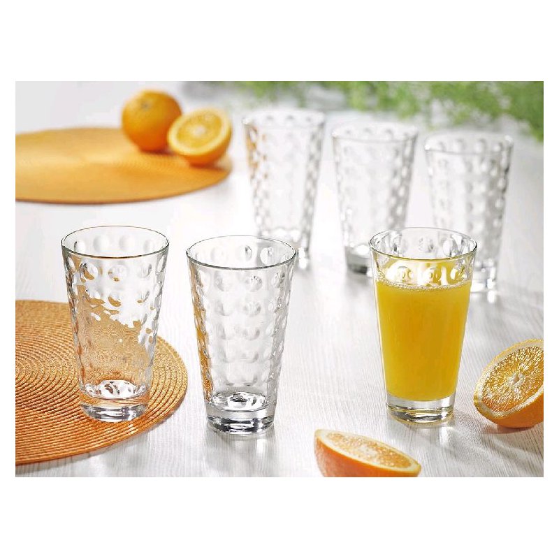 Esmeyer Leonardo drinking glass OPTIC, 300 ml, dishwasher safe, 6 pieces