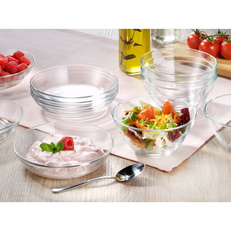 Esmeyer Arcoroc coupe en verre COSMOS, verre trempé, 270 ml, 12 pièces