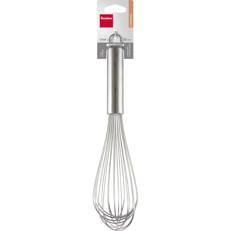 metaltex whisk Chef Line, stainless steel, 250 mm, 60 mm diameter