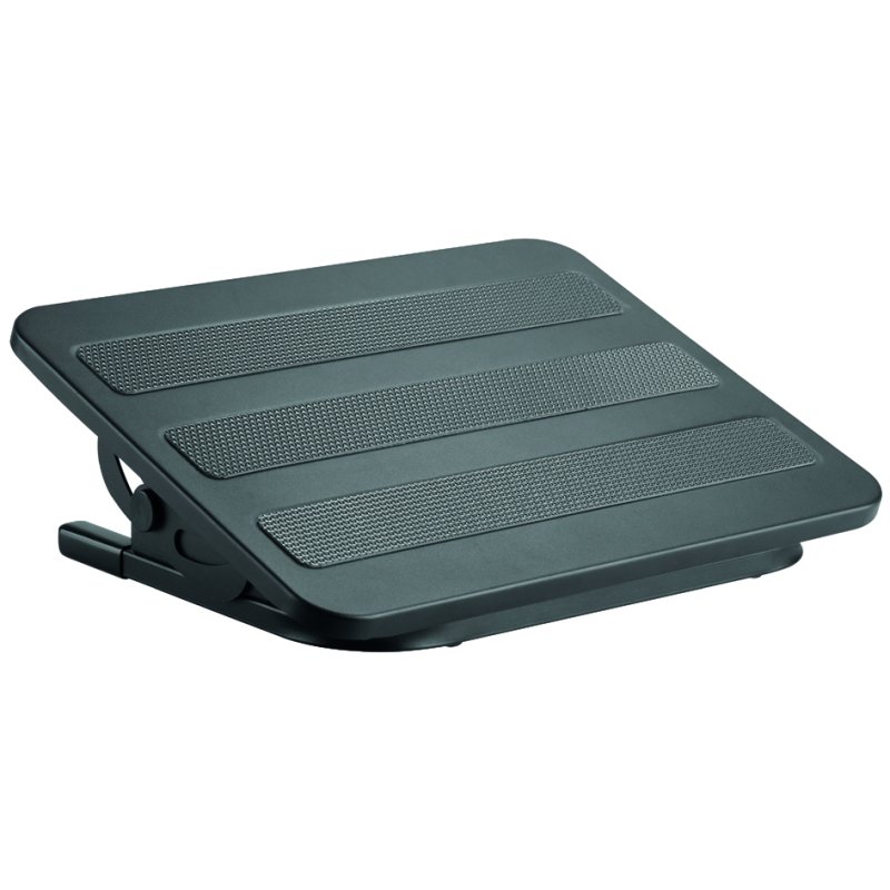 LogiLink repose-pieds, hauteur réglable, noir, 380×300×80 mm