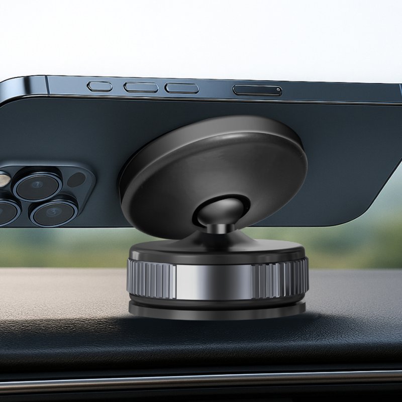 LogiLink support magnétique pour smartphone, noir, rotation 360°, ventouse