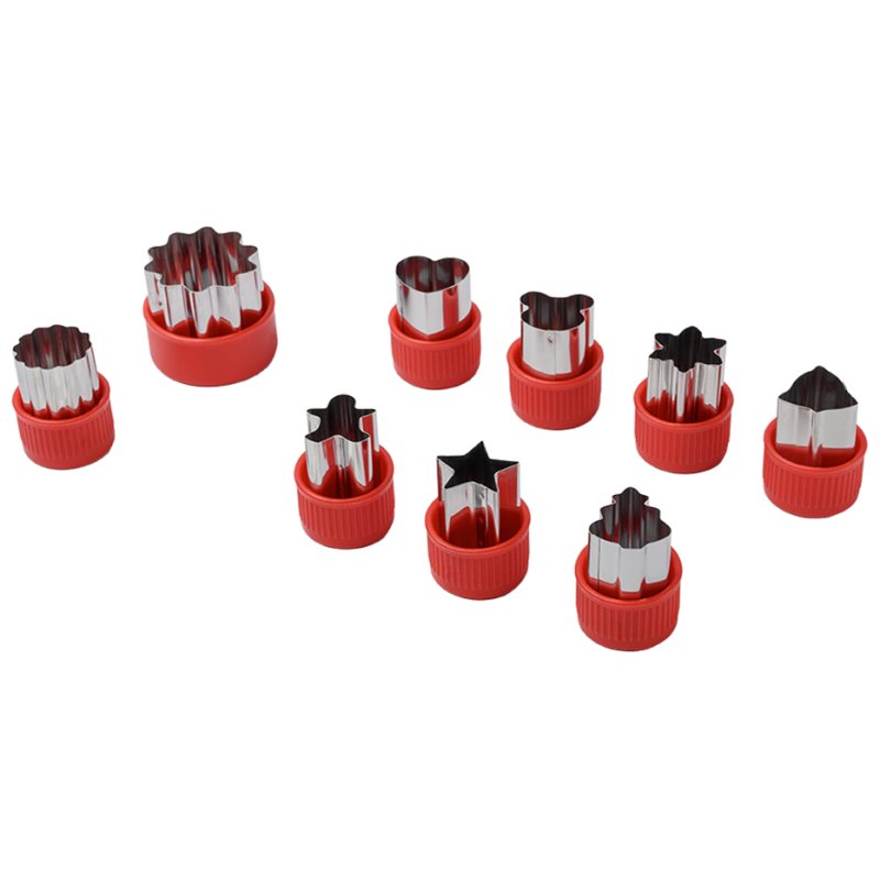 metaltex Mini-Emporte-pièces Noël, 9 pièces, inox/plastique