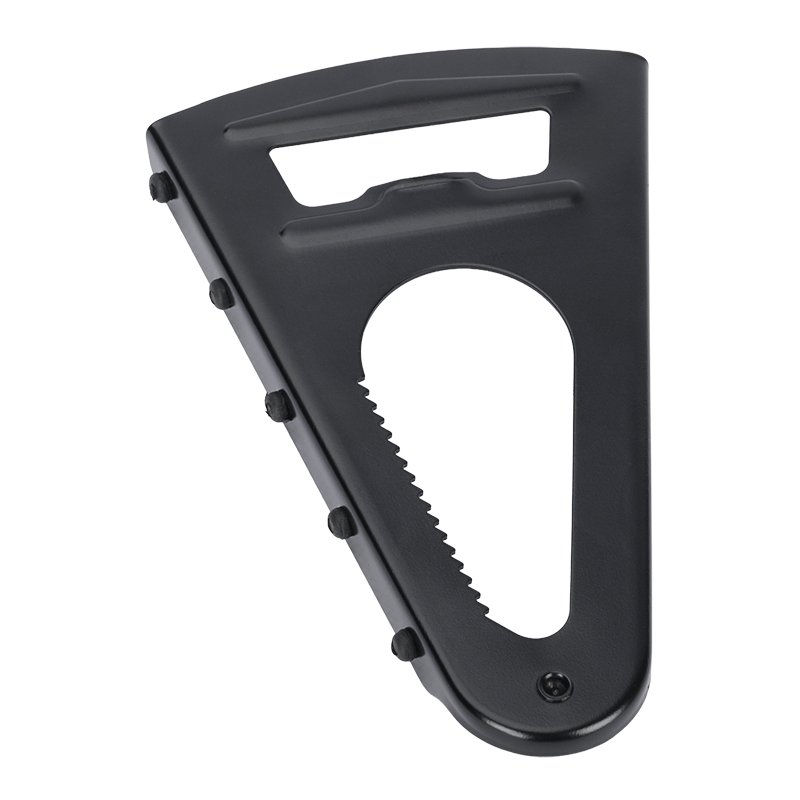 Metaltex Universal-D ouvre-couvercles, acier/TPR avec grip caoutchouc, noir/argent