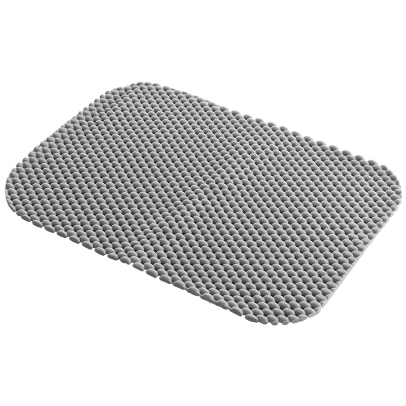 metaltex spoelbakmat, PVC, 350×250 mm, grijs