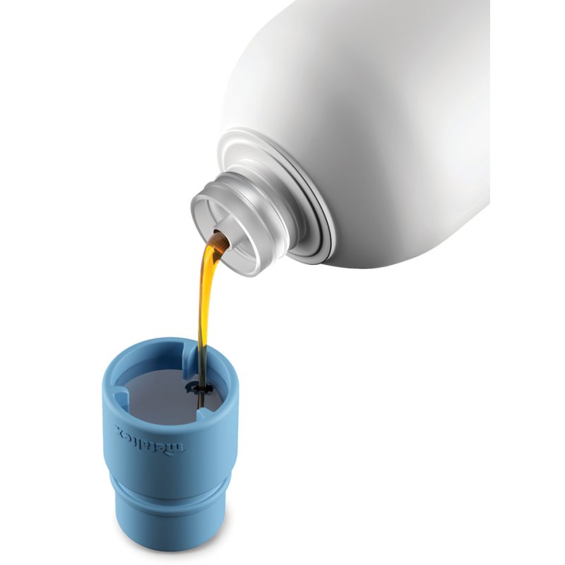 metaltex Lucid descaling attachment, blue, silicone, diameter 37 mm