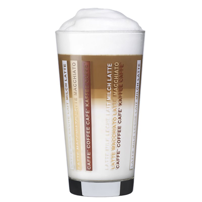 Esmeyer latte macchiato glas LINES, 370 ml, vaatwasserbestendig, 12 stuks