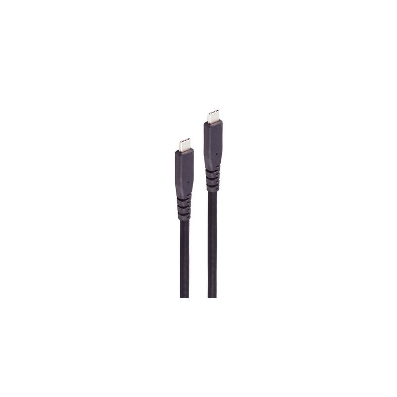 shiverpeaks Câble USB 3.2, connecteur USB-C, noir, 4,0 m