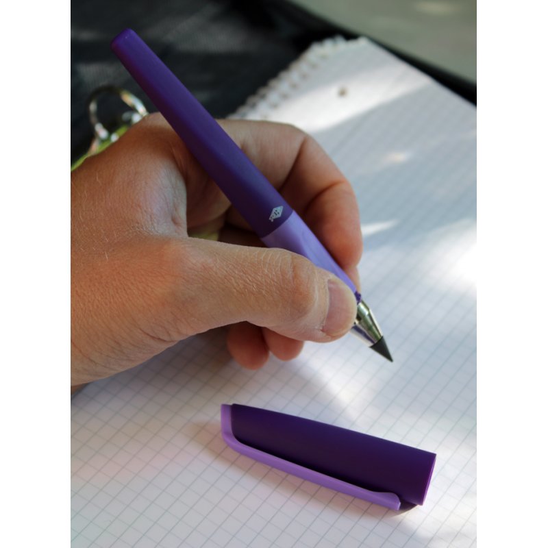WEDO Pointy Forever Edition everlasting pencils, ergonomic, dark blue & purple, 24 pieces