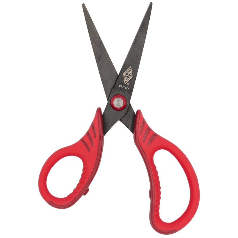 WEDO ciseaux Gripy, gaucher, 145 mm, rouge