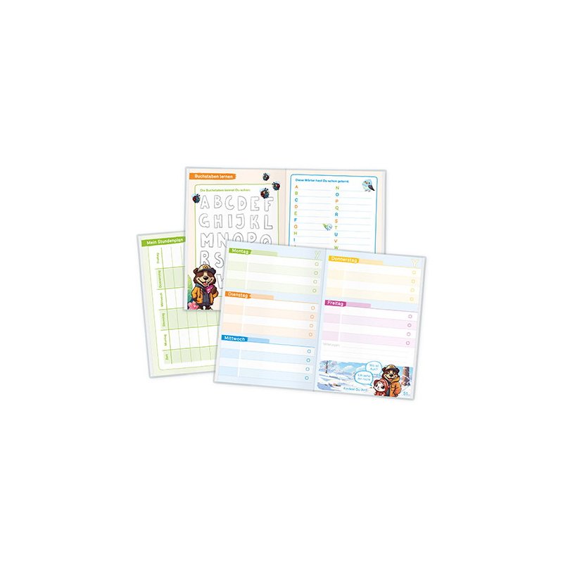Häfft Lernfreunde homework diary Kleine Dino, A5, 1st and 2nd grade