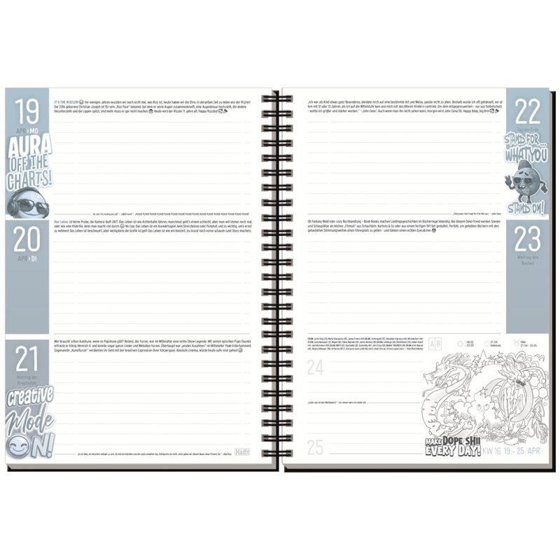 Häfft School Diary PLANNER 26/27 P, A5, school year 2026/2027