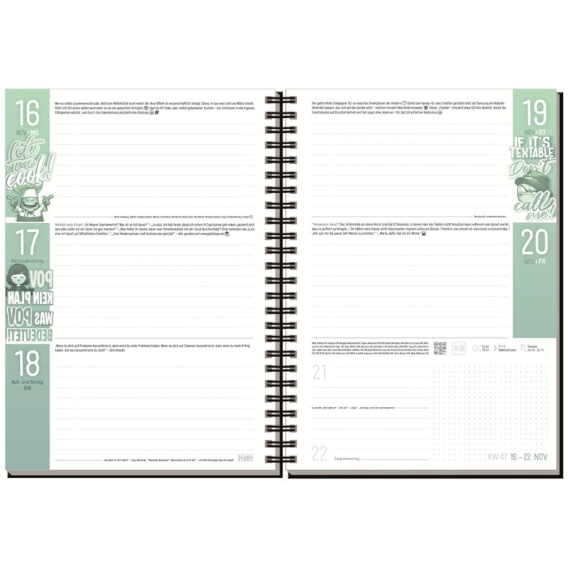 Häfft School Diary PLANNER 26/27 P, A5, school year 2026/2027