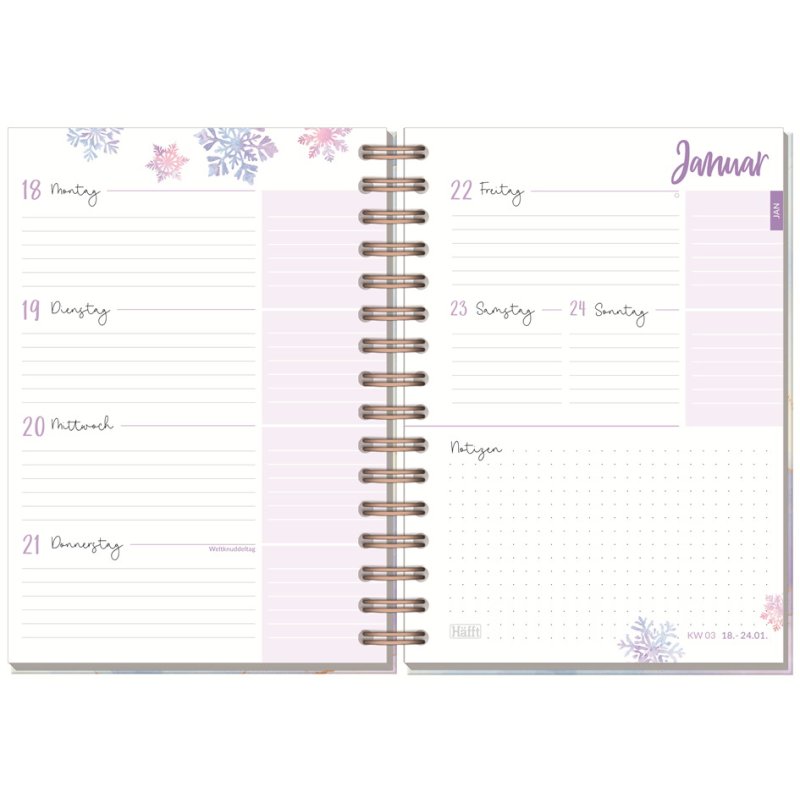 Häfft Student Planner Diary Fancy 26, A5, school year 2026/2027