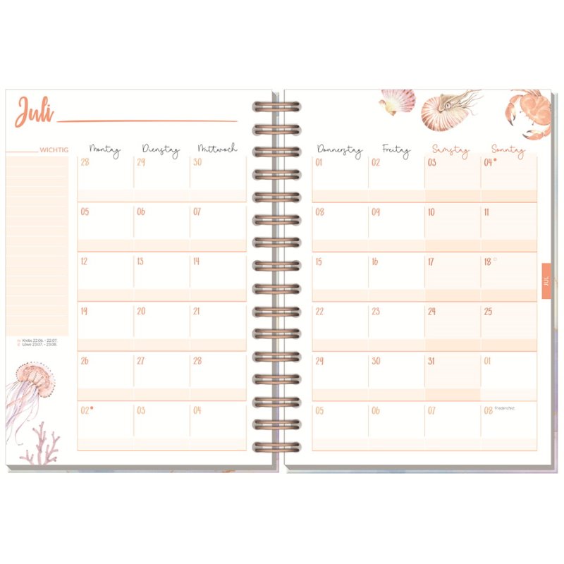 Häfft Student Planner Diary Fancy 26, A5, school year 2026/2027